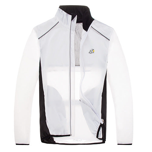 Bicycle loose loop riding windbreaker