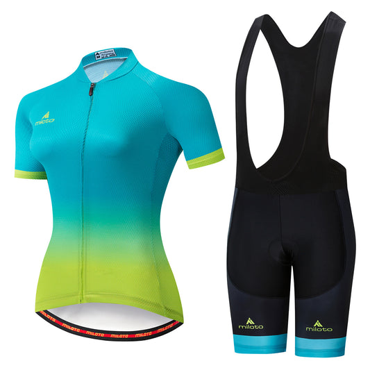 Cycling Wear Strap Short Sleeve Suit Wicking Breathable Bicycle Breathable Thin Section