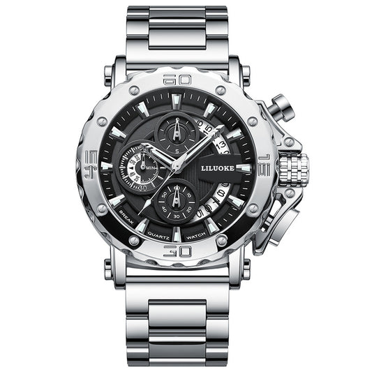Thick Luminous Waterproof Men's Quartz Watch