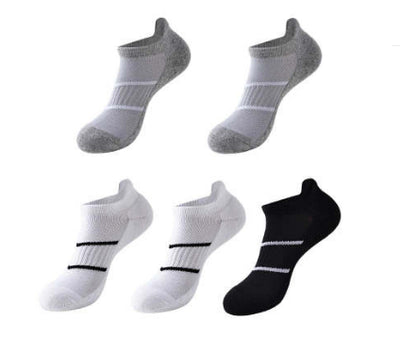 Men's Towel Bottom Sports Solid Color Socks