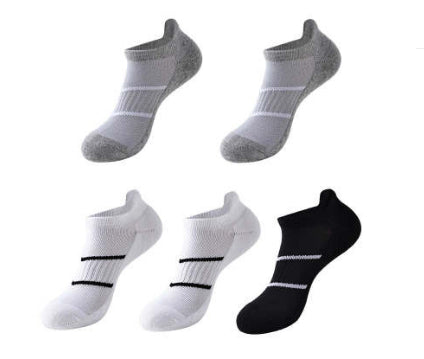 Men's Towel Bottom Sports Solid Color Socks